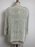 Alex Evenings 2pc Green/Silver Jacket + Top, 2X