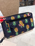 Vera Bradley Blue Pineapple Wallet