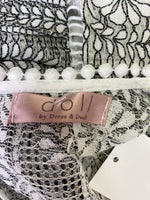 Doll Black/White Dress, S