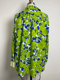 Talbots Green/Blue Top, 2X