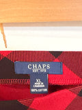 Chaps Red/Black Skirt, XL
