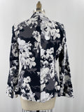 Covington Black Floral Blazer Jacket, L