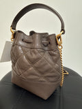 Tory Burch Small Quilted Drawstring Crossbody Bag, 6"x7"