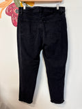 Loft Black Curvy Straight Crop 26" Inseam Jeans, 10