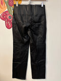 Slim Factor by Investments Faux Leather 28" Inseam Pants, S