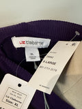 New Liz Claiborne Purple Sweater, XL