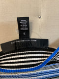 White House Black Market Black/Blue Dress, S