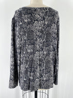 Talbots Snake Print Sweater, 1X