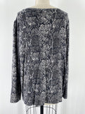 Talbots Snake Print Sweater, 1X
