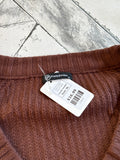 Pretty Garden Brown Cardigan, XL