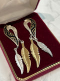 Montana Silversmiths Silver & Gold Electroplate Earrings (retail $80)