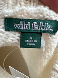 Wild Fable White Sweater, S