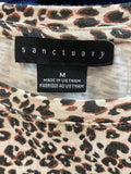 Sanctuary Animal Print Dress, M