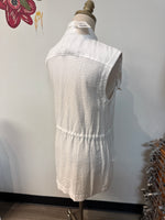 DKNY White Vest, S