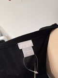 New Chico's Black Eyelet Cutout Sweater, XXL