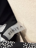Rekita 2pc Black Swimsuit, XL