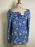 Loft Blue Print Top, S