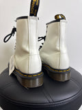 Dr. Martens White Boots, 7