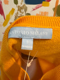 Antonio Melani Orange 100% Cashmere Sweater, S