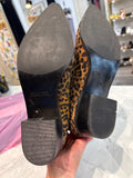 Marc Fisher Animal Print Leather Boots, 8.5