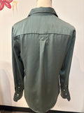 Banana Republic Silky Green Top, S