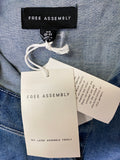 New Free Assembly Denim Dress, XS