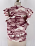 New t.la Pink Camo Anthropologie Top, M