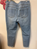 INC Pull On Straight 27" Inseam Jeans, 12