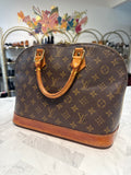 Louis Vuitton Alma Handbag, 12"x9.5"