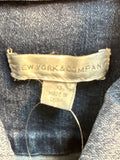 New York & Co 26" Inseam Denim Jumpsuit, XS