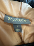 New Style & Co Brown Jacket, S