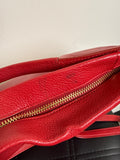 Coach Red Crossbody Bag 14”x11”