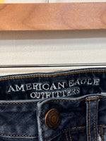 American Eagle Hi Rise Kick Crop Jeans, 4 Short