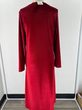 Red Pocket Dress, M