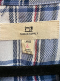Thread + Supply Plaid Dress, L