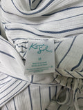 Kona Sol White Swim Coverup, M
