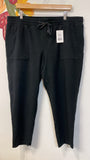 Talbots Black 26" Inseam Pants, 2X