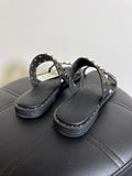 Sincerely Jules Black Sandals, 7.5