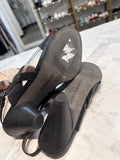 Lucky Brand Black Leather Veneesha Sandals, 9.5