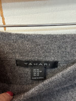 Tahari Gray Wool Blend Skirt, XS