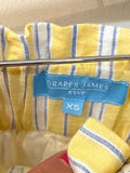 Draper James Yellow/Blue Stripe Shorts, XS