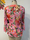 New Boston Proper Floral Top, S
