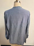 Karen Kane Blue Open Front Jacket Top, M