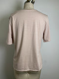 Garnet Hill Stripe Organic Cotton/Tencel Top, L