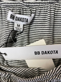New BB Dakota Black Stripe Top, M