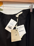 New By Design Black Abigail Poplin Skirt, 3X