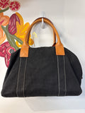 Dooney & Bourke Black Canvas Shoulder Bag, 18"x11"