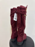 Top Moda Burgundy Boots, 8