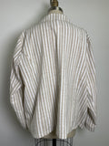 Coco + Carmen Tan Stripe Jacket, XXL