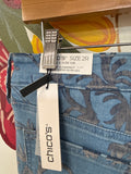 New Chico's Girlfriend Slim Ankle 27" Inseam Jeans, 12